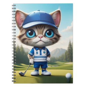 Golf Cat Notizblock