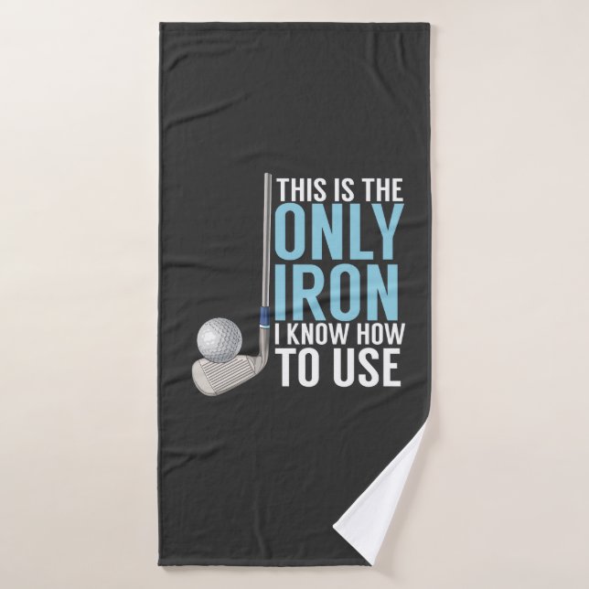 Golf - C'Est Le Seul Fer (Serviette de bain)