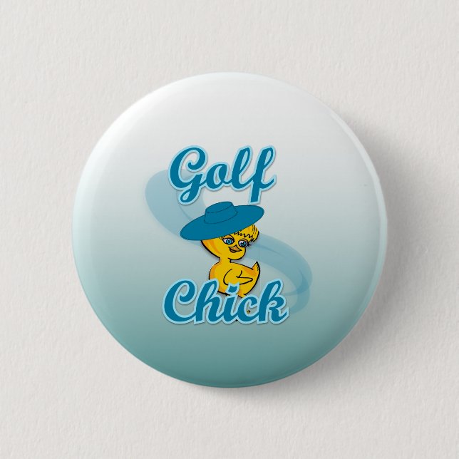 Golf Chick #3 Button (Vorderseite)