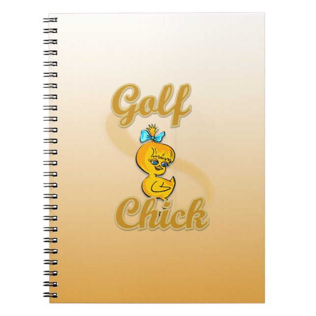 Golf Chick Notizblock (Vorderseite)