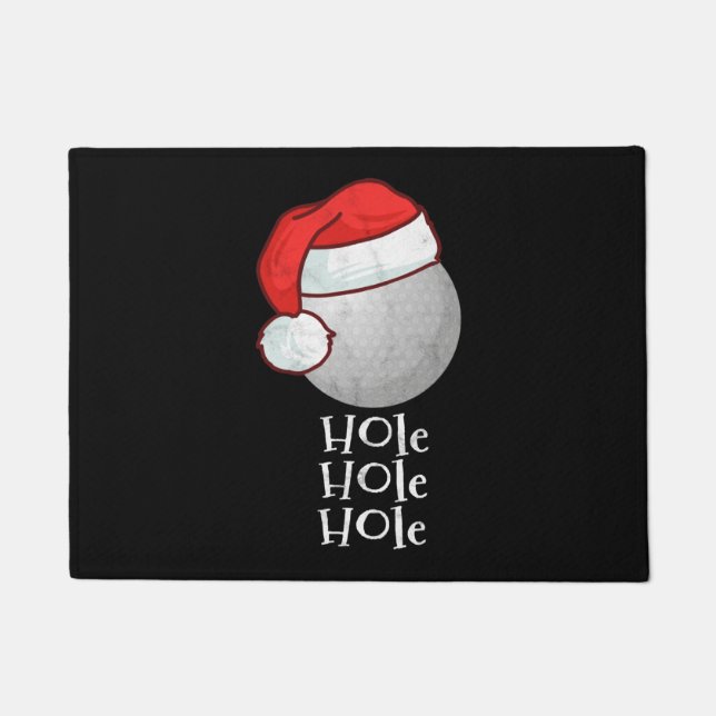 Golf Christmas Geschenk Sport Funny Ball Fußmatte (Vorderseite)