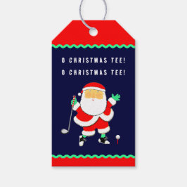 Golf Christmas Geschenkanhänger