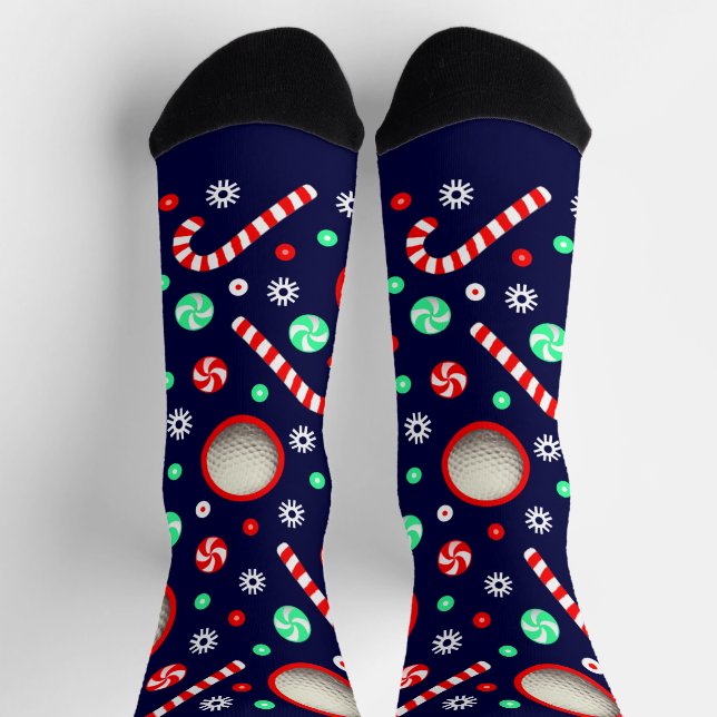Golf Christmas Holiday Gifts Socks Socken (Oben)