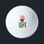 Golf Christmas Par T-Shirt mit dem Santa Claus Gol Golfball<br><div class="desc">Golf Christmas Par T-Shirt mit dem Santa Claus Golfer</div>