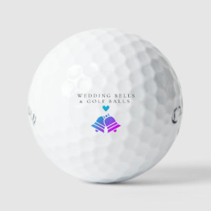 Golf 'Cloches de mariage et balles de golf' Cadeau de f