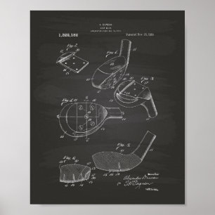 Golf Club 1919 Patentart - Halbpension Poster