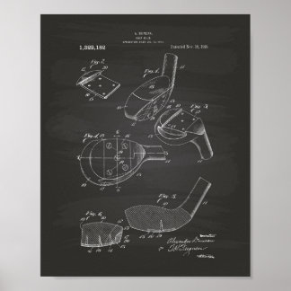 Golf Club 1919 Patentart - Halbpension Poster