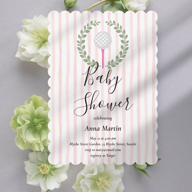 Golf Club Baby shower Invitation (Créateur téléchargé)