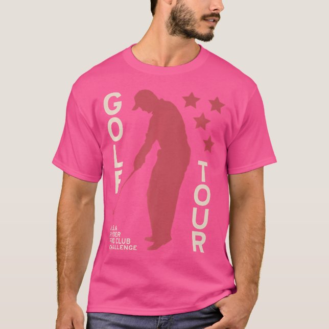 Golf Club Ball zum Golfspielen T-Shirt (Vorderseite)