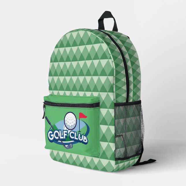 Golf Club Bedruckter Rucksack (Rückseitige Ecke Rechts)