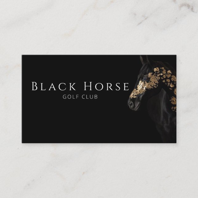 Golf Club Business Card Visitenkarte (Vorderseite)