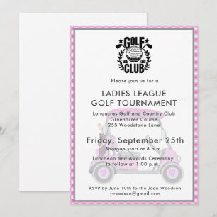 Golf Club Damenliga Turnierlogo  Einladung