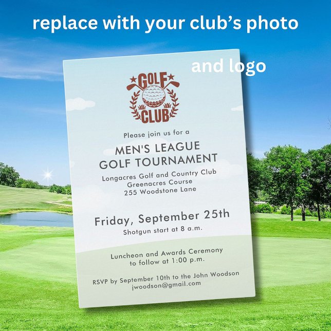 Golf Club Foto Mannschaftsliga-Logo Einladung (Von Creator hochgeladen)