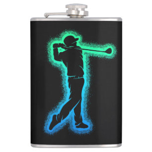 Golf Club Golfer Kinder Jungen Herren Golfspielen Flachmann