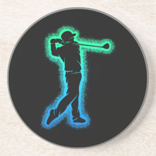 Golf Club Golfer Kinder Jungen Herren Golfspielen Getränkeuntersetzer