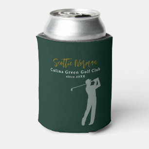 Golf Club Green Mann spielt Golf Dosenkühler