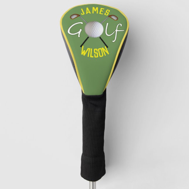 Golf Club Head Cover (Treiber) Golf Headcover (Vorderseite)