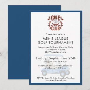 Golf Club Herrenliga Turnierlogo  Einladung