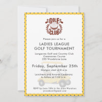 Golf Club Ladys League Turnier Logo