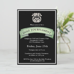 Golf Club League Firmenlogo-Turnier Einladung
