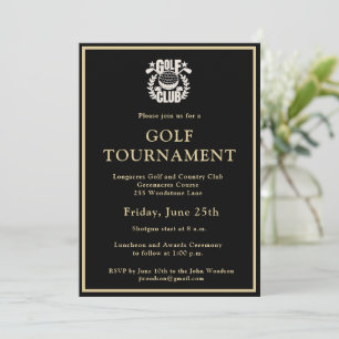Golf Club League Firmenlogo-Turnier Einladung