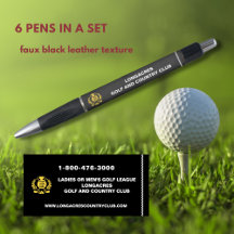 Golf Club & League Logo Telefon Leder Textur
