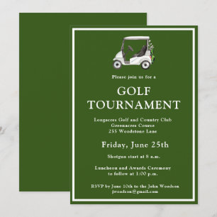 Golf Club League Unternehmens-Turnier Einladung