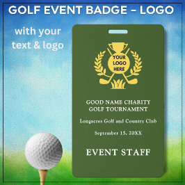 Golf Club Liga Logo Event-Mitarbeiterabzeichen Ausweis