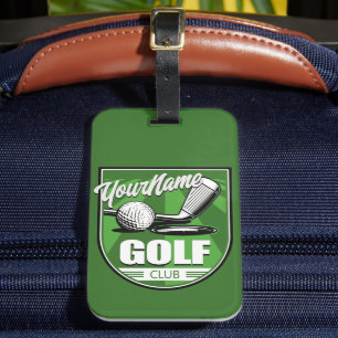 Golf Club NAME Pro Golfer Player Personalisiert Gepäckanhänger