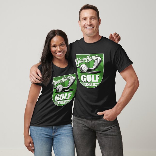 Golf Club NAME Pro Golfer Player Personalisiert T-Shirt (Unisex)