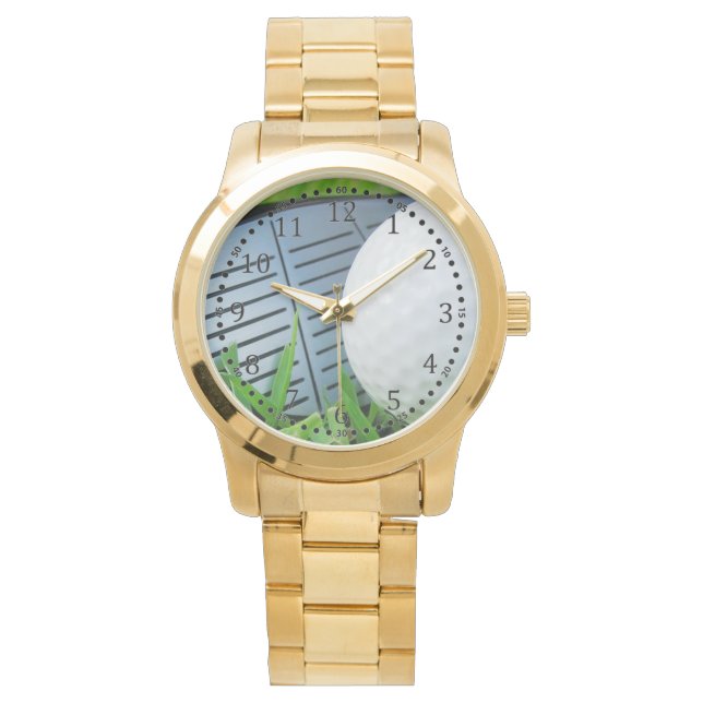 Golf Club und Ball Armbanduhr (Vorderseite)