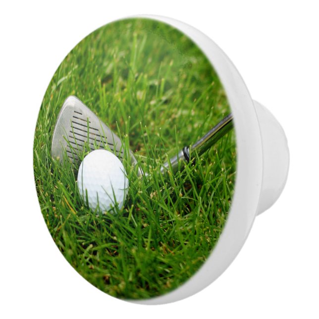 Golf Club und Golf Ball Keramikknauf (Rechts)