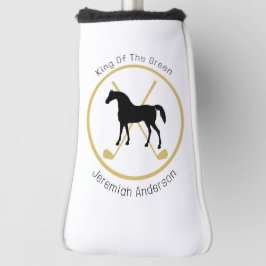 Golf Club und Pferd Personalisiert Golf Headcover