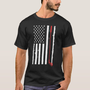 Golf Club Usa Flag Vintager Golfsport Golfer T-Shirt