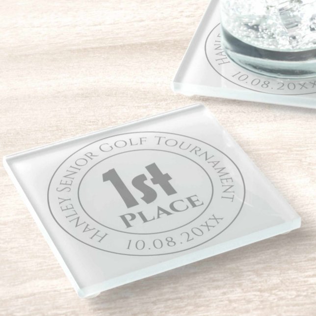 Golf Club Wettbewerb 1. Preis Trophäe Glasuntersetzer (Von Creator hochgeladen)