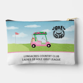 Golf Club Women's League Pink Cart Logo Zubehörtasche