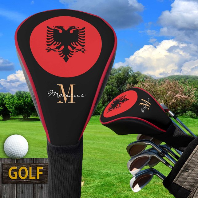 Golf Clubs für mit Monogramm und Albanien Headcover (Von Creator hochgeladen)