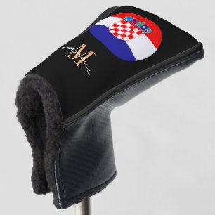 Golf Clubs für mit Monogramm und kroatische Fahnen Headcover
