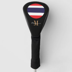 Golf Clubs für mit Monogramm und thailändische Fah Headcover