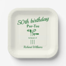 Golf Clubs Themed Par Tee 50th Birthday Party