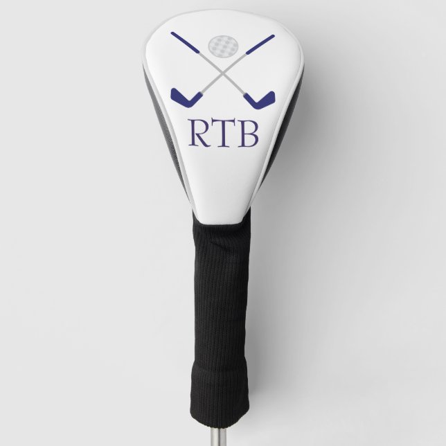 Golf Clubs und Ball Personalisiert Golf Head Cover Headcover (Vorderseite)