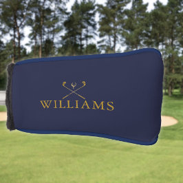 Golf Clubs und Navy Blue Individuelle Name Headcover