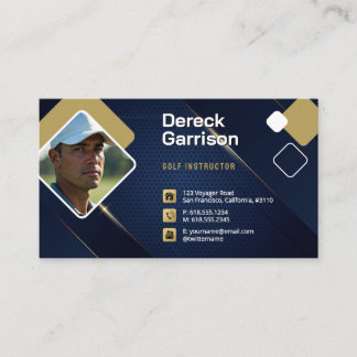 Golf Coach | Beruflicher Golflehrer Visitenkarte
