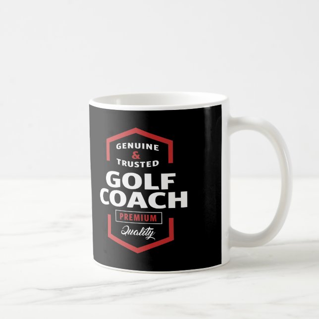 Golf Coach | Geschenkideen Kaffeetasse (Rechts)