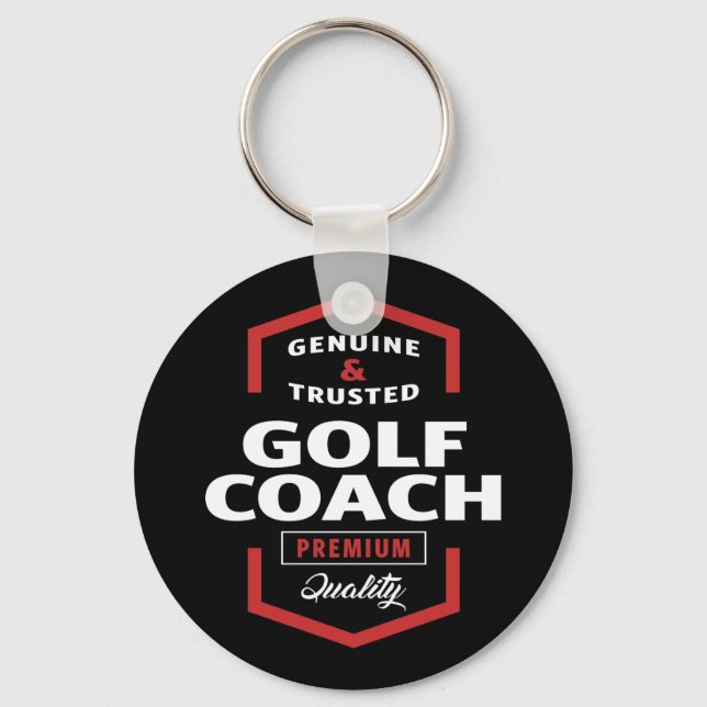 Golf Coach | Geschenkideen Schlüsselanhänger (Vorderseite)