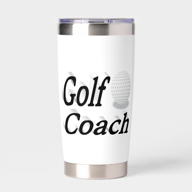 Golf Coach Thermobecher (Vorderseite)