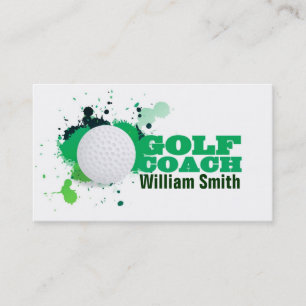 Golf Coach Visitenkarte