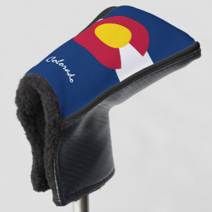 Golf Colorado & Colorado Flag / Golf Clubs Abdecku Golf Headcover