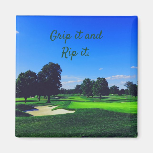 Golf Course Grip es und Rip it Magnet (Vorne)