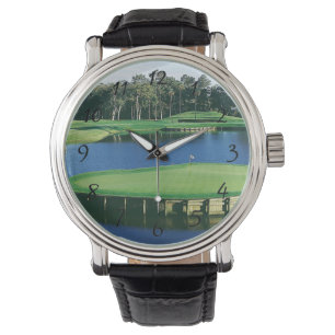 Golf Course Landschaft beobachten Armbanduhr